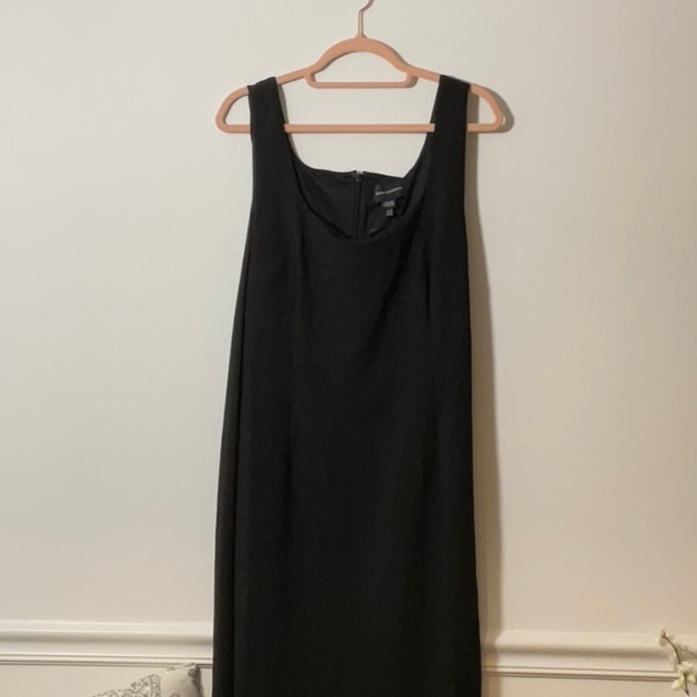 Donna Morgan Black Sleeveless Sheath Dress